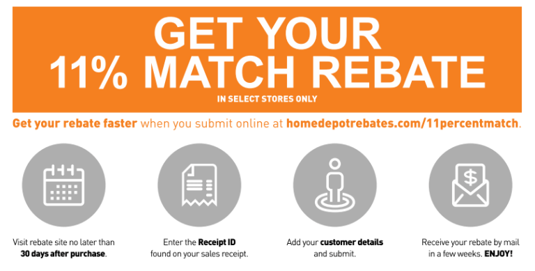 Check My Home Depot Rebate