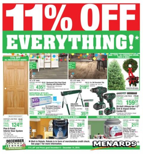 Does Home Depot Accept Menards 11 Rebate