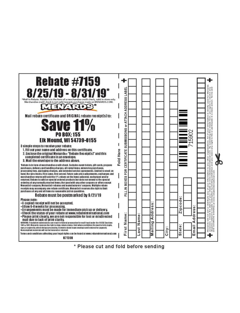 Does Home Depot Match Menards 11 Rebate