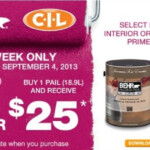 Home Depot Cil Paint Rebate