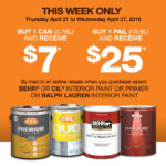 Home Depot Mail In Rebate Paint