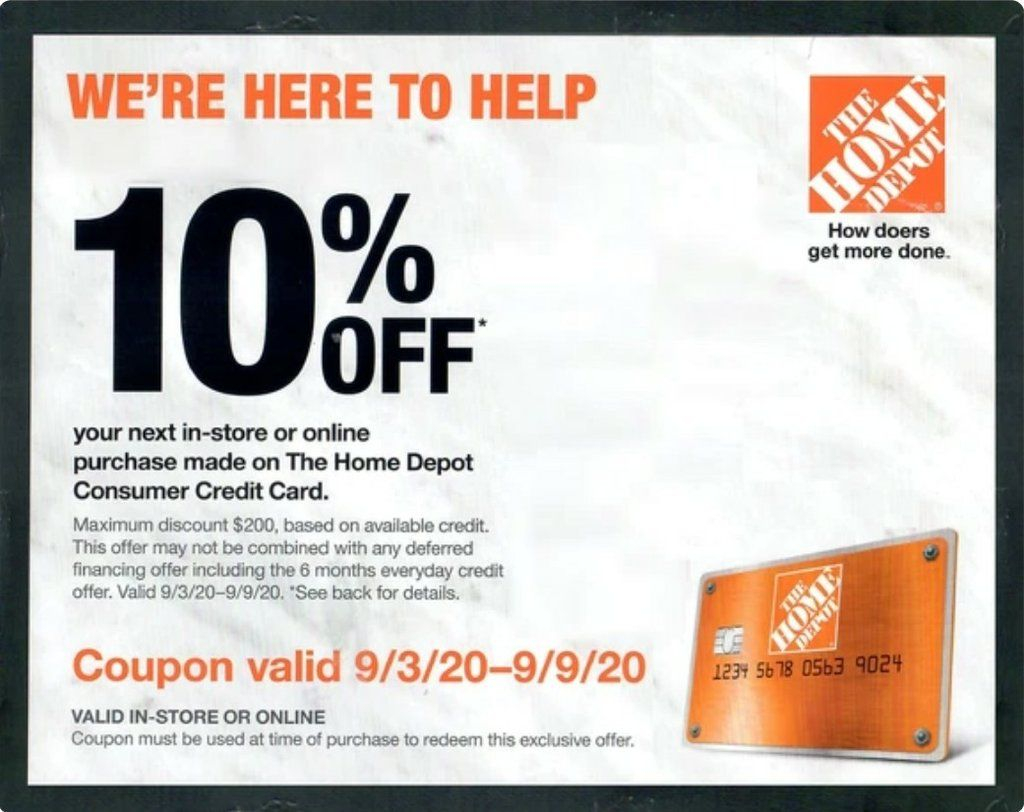 How To Apply 10 Percent Rebate For Home Depot