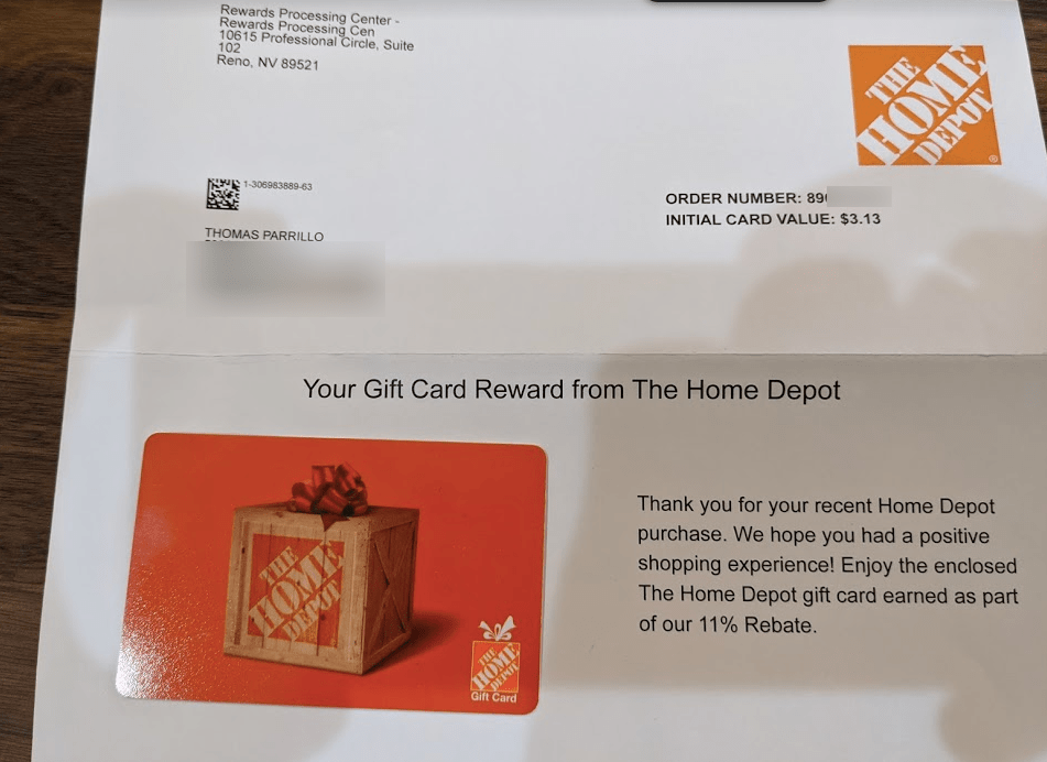 Will Home Depot Match Menards Rebate