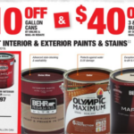 10 Rebate On Gallon Of Behr Paint Home Depot