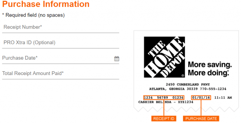 Home Depot 11 Rebate Tracking