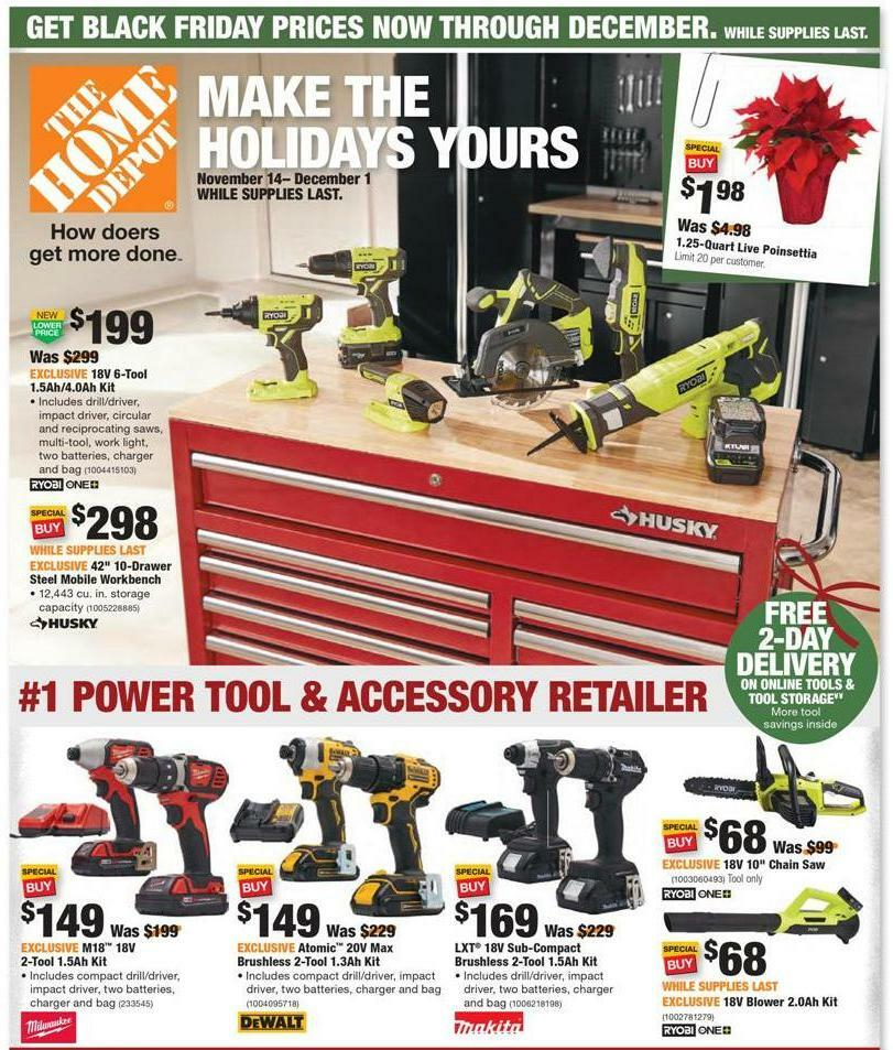 Home Depot Black Friday Rebates