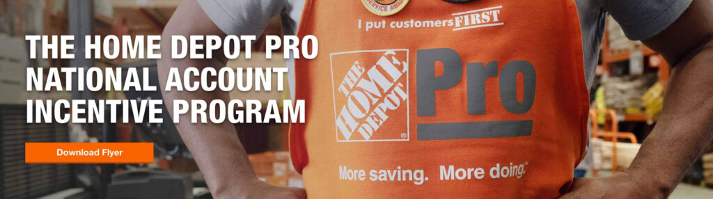 Home Depot National Rebate Propgram